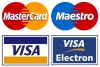 Mastercard, maestro, visa, visa electron